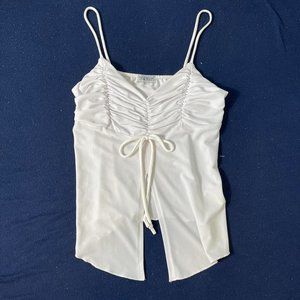 open front stretchy cami